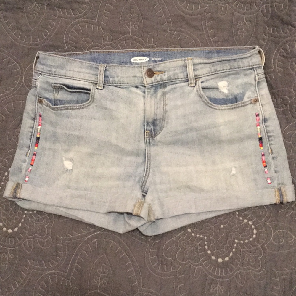 Old navy embroidered shorts